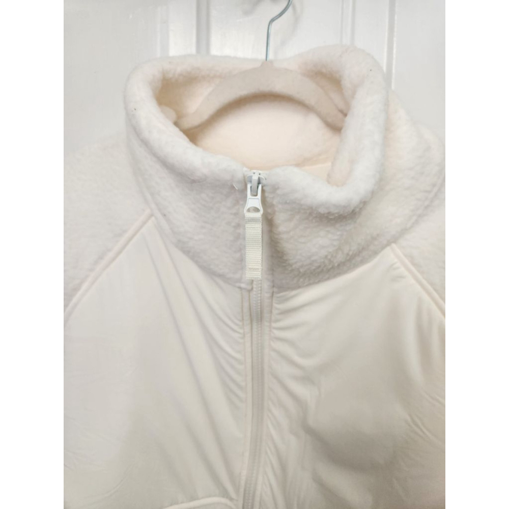 BLOGILATES Cream Bonfire Fleece Jacket XL - Picture 3 of 10